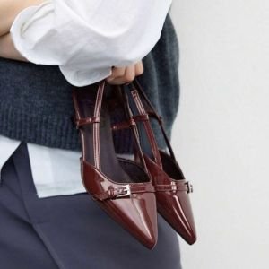 CUCCOO burgundcolor & eur37size